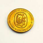 British WIZO Federation of Women Zionists of Great Britain & Ireland medallion
