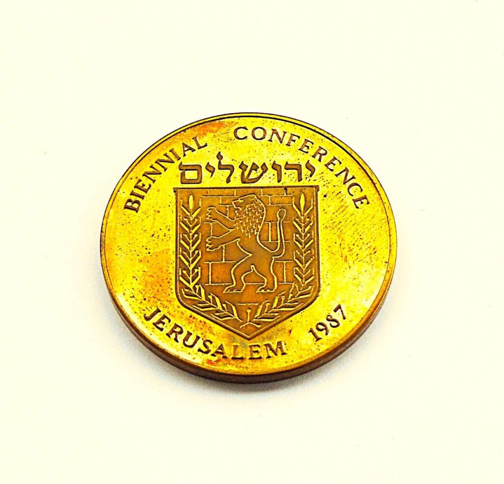 British WIZO Federation of Women Zionists of Great Britain & Ireland medallion