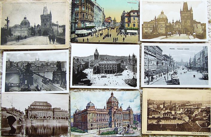 Praha Prag Prague postcards lot