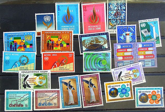 UNO United Nations stamp lot