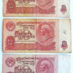 10 Rubel 1961 Sovietunion Lenin banknote paper money Lot