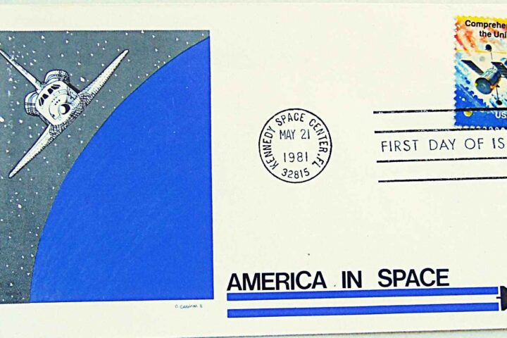 America in space FDC First Day of Issue stamp 1981