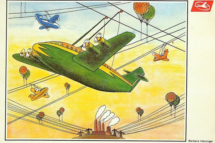 Interflug DDR Postkarte