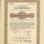 100 Kronen Staats Rente Obligation Wien 1893