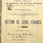 Action Sociéte Des Conserves Choletaises 1895