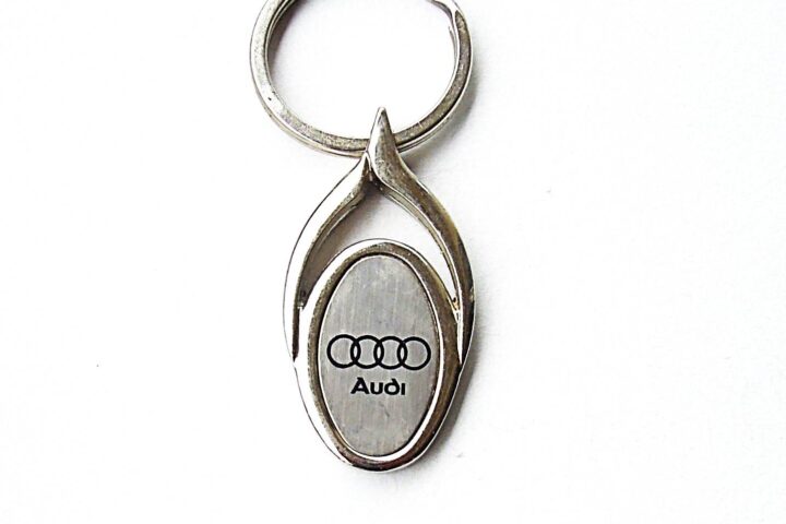 Audi car retro vintage keychain