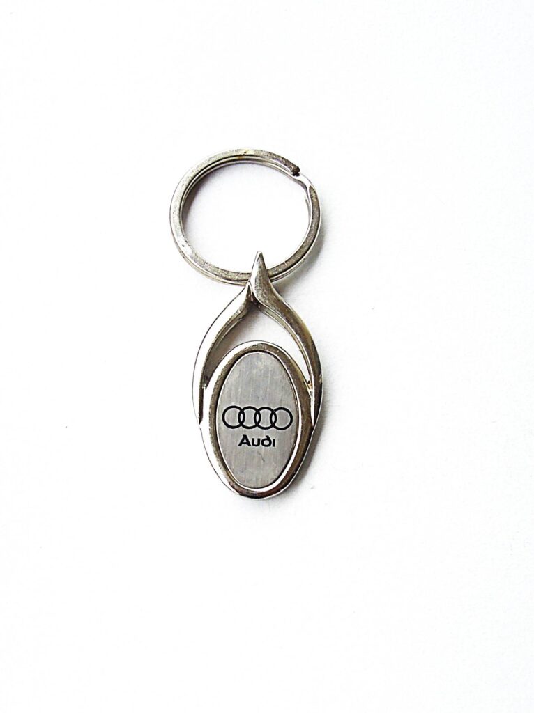 Audi car retro vintage keychain