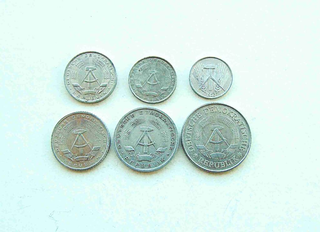 DDR coin Lot 6 pcs