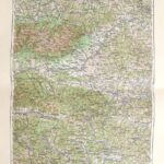 Levoca Poprad High Tatras Zakopane surroundings old map 1934