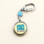 Mazda car retro vintage keychain