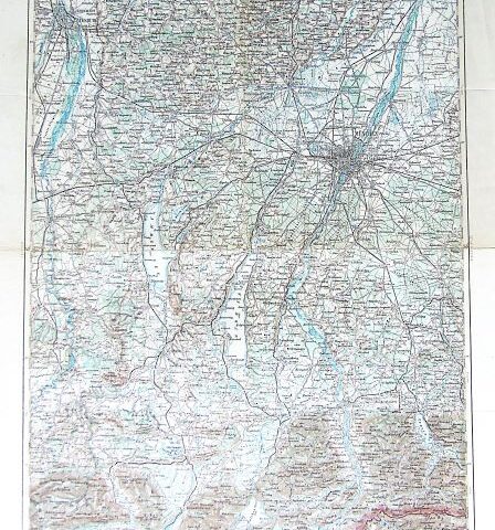München Umgebung Landkarte 1922