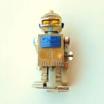 RUSSIAN USSR Soviet Robot Toy Wind Up vintage