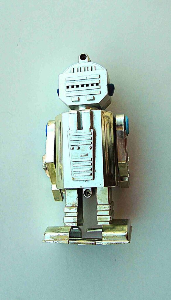 RUSSIAN USSR Soviet Robot Toy Wind Up vintage