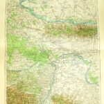 Mitrovica Vukovar Sabac Duna Sava old map 1916