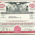 Pan Am Capital stock 1968 share USA