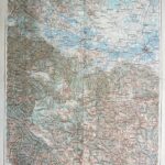 Plovdiv surroundings Bulgaria old map 1913