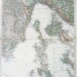 Pola Pula Istria Rijeka Krk Cres Adria Croatia old map 1914