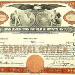 10 shares Pan Am Pan American World Airways 1955 USA