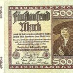 5000 Fünftausend Mark Reichsbanknote 1922 Berlin