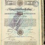 K.K. Priv. Allgem. Oesterreichische Boden Credit Anstalt Prämien Schuldverschreibung Wien 1880