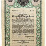 Staatsschuldverschreibung 1000 Kronen 1920 Wien