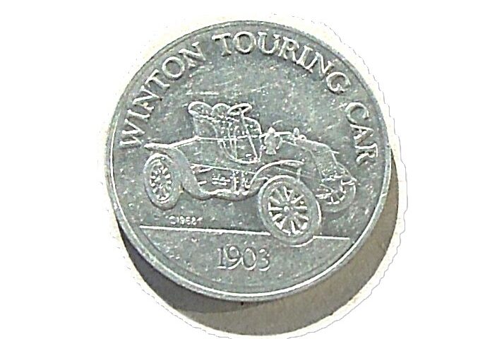 Winton Touring Car Antique Car Coin Series