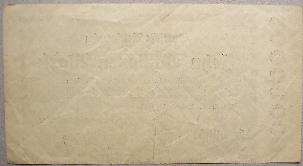 10 Zehn Millionen Mark Deutsche Reichsbahn 1923 Berlin