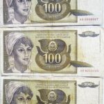 100 Dinar Jugoslavija 1991 Papiergeld Jugoslawien Paper money Yugoslavia