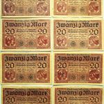 20 Zwanzig Mark Darlehnskassenschein 1918 Berlin 8 pcs LOT
