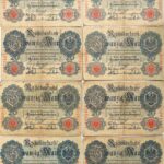 20 Zwanzig Mark Reichsbanknote Berlin 1914 Lot 8pcs