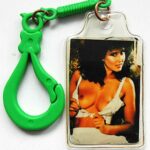 Sexy vintage retro double-sided keychain No 4