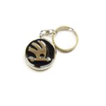 Skoda retro vintage keychain