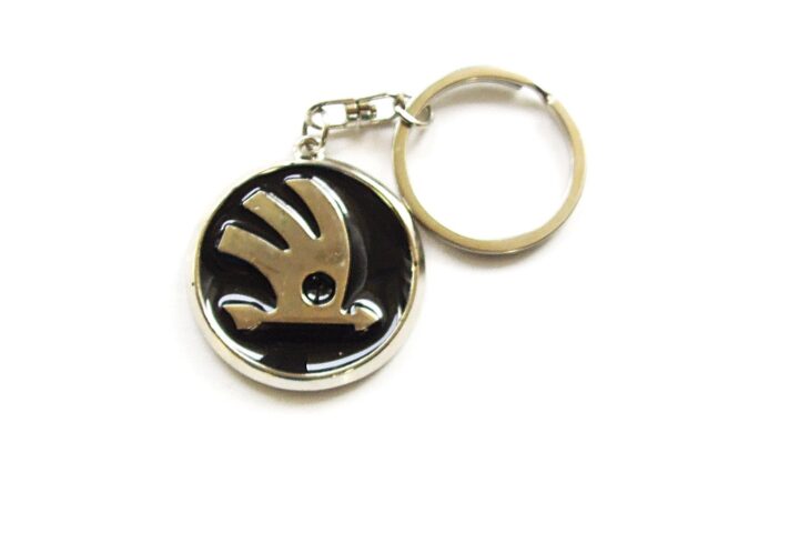 Skoda retro vintage keychain