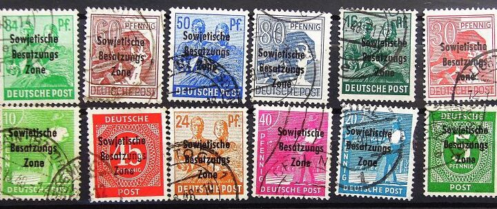 Sowjetische Besatzungs Zone Deutsche Post Briefmarken No 2