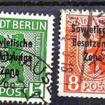 Sowjetische Besatzungs Zone Stadt Berlin Post Briefmarken No 3